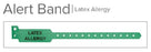 Typenex Medical Typenex Identification Band Alert Wristband Permanent Snap Allergy Alert - 1ALERT03
