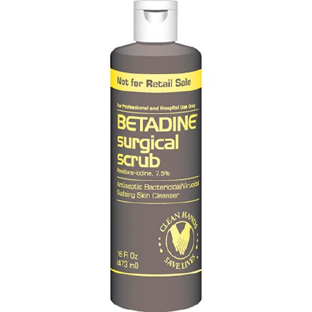 Emerson Healthcare Betadine Prep Solution 16 oz. Bottle 10% Povidone-Iodine - 67618015017