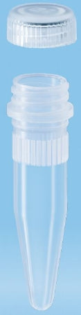 Sarstedt - Microcentrifuge Tube Conical Bottom Plain 10.8 X 44 mm 1.5 mL Without Color Coding Screw Cap Polypropylene Tube - 72.692