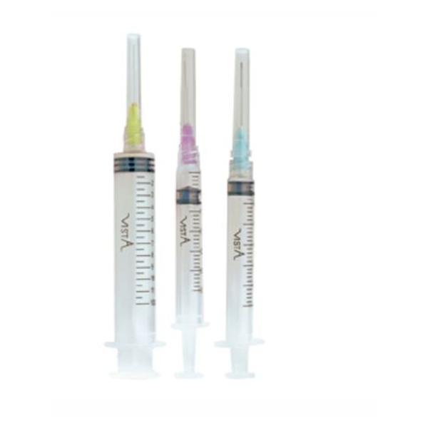 Vista Dental Products Syringe/Needle 3Cc Luer-Style Irrigation Tip Appli-Vac Hypodermic 100/Box - 316139