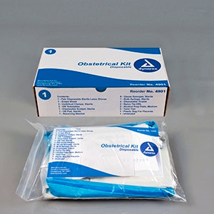 Dynarex OB KIT, EMERGENCY DISP POLY SEALED (10/CS) - 4902