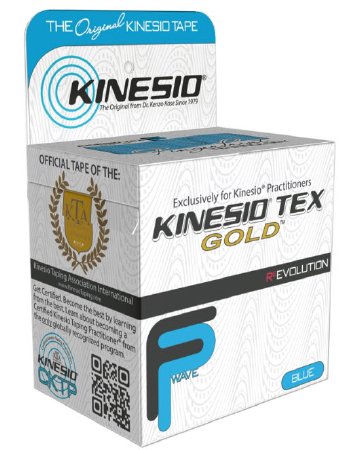 Kinesio Tex Gold FP - Kinesiology Tape Water Resistant Cotton 2 Inch X 4-3/10 Yard Blue NonSterile - GKT25024FP