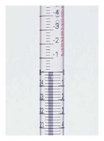 Fisherbrand - Serological Pipette 5 mL 0.1 mL Graduation Increments / 2.5 mL Negative Graduations Sterile - 1367811D