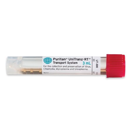 UniTranz-RT - Transport Media Universal Transport Medium Translucent with Red Cap Tube Format - UT-300