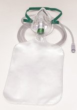 Salter Labs - NonRebreather Oxygen Mask Elongated Style Pediatric Adjustable Head Strap - 1130TG-7-50