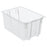 Akro-Mils Nest and Stack Tote Clear Plastic 15 X 19-1/2 X 29-1/2 Inch - 35300SCLAR
