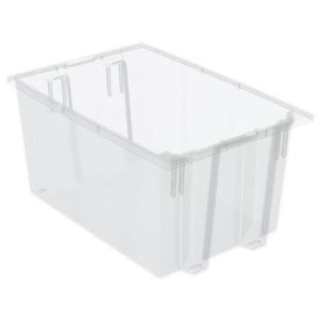 Nest & Stack - Storage Tote Clear Industrial Grade Polymers 15 X 19-1/2 X 29-1/2 Inch - 35300SCLAR