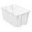 Nest & Stack - Storage Tote Clear Industrial Grade Polymers 15 X 19-1/2 X 29-1/2 Inch - 35300SCLAR