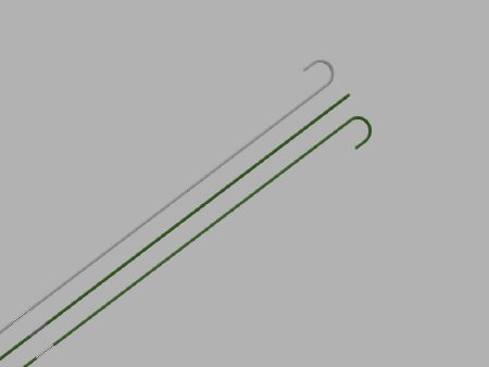Cook Medical - Support Guidewire .032 Inch Diameter 260 cm Length J-shaped Tip / Straight Tip - G03750