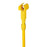 Medline - Mop Handle 66-1/4 Inch Length Fiberglass Yellow Clamp Connection - EVSTOOL111F