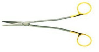 BR Surgical - Scissors Gorney-Freeman 8 Inch Length Tungsten Carbide Spread Handle Straight - BR08-21620