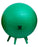 CanDo - Inflatable Exercise Ball with Stability Feet Green - 30-1893