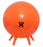CanDo - Inflatable Exercise Ball with Stability Feet Orange - 30-1892