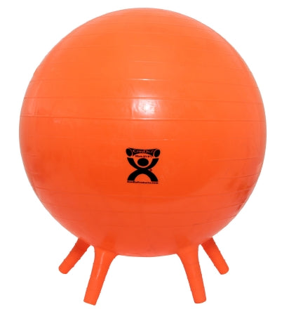 Fabrication Enterprises CanDo Exercise Ball Orange 21.7 Inch - 30-1892
