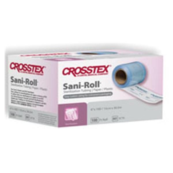Crosstex International Tubing Sterilization Sani Rolls Triple Seal 6 In X 100 Feet Wht/Blu 100Ft/Rl - SCT6