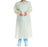 O&M Halyard Inc Over-the-Head Protective Procedure Gown 2X-Large Unisex AAMI Level 2 Yellow - 44719