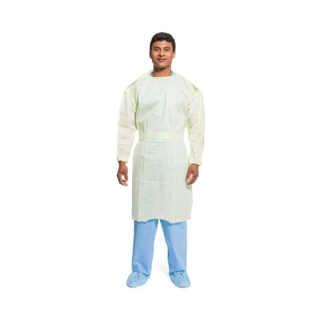 Halyard Tri-Layer - Protective Procedure Gown 2X-Large Yellow NonSterile AAMI Level 2 Disposable - 44719