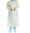 O&M Halyard Inc Over-the-Head Protective Procedure Gown Large Unisex AAMI Level 2 Yellow - 44715
