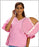Fashion Seal Uniforms Simply Soft Exam Jacket Pink One Size Fits Most Front Opening Waist Tie Closure Female - 619