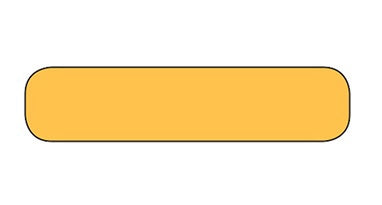 Health Care Logistics Indeed Blank Label Multipurpose Label Without Legend Orange 3/8 X 1-5/8 Inch - 2203