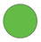 Indeed - Blank Label Label Dot Green 3/4 Diamter - 2552