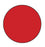 Indeed - Blank Label Label Dot Red 3/4 Diamter - 2550