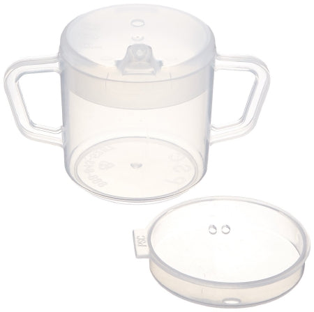 Patterson Medical Supply Sammons Preston Spillproof Drinking Cup 8 oz. Clear Plastic Reusable - 81005065