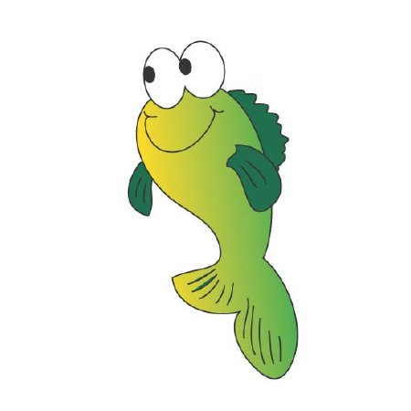 Clinton Industries - Fish Graphic, 14 Inch - 9722