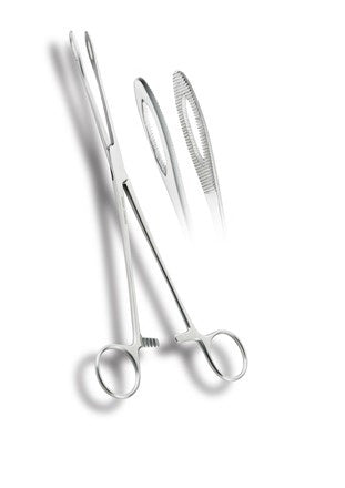 Cooper Surgical Euro-Med Uterine Polyp Forceps Foerster 10 Inch Curved - 415-141