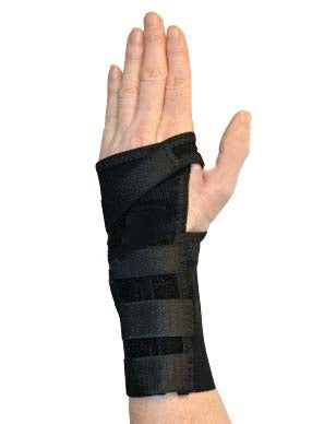 Independence - Wrist Brace Cotton / Elastic / Metal Right Hand Black X-Large - 08145745