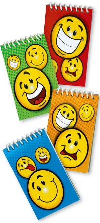 Medibadge Kids Love Stickers 72 Per Unit Smiley Faces Notepad 3.5 Inch - 4693