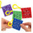 Medibadge Kids Love Stickers 24 Per Unit Neon Tic-Tac-Toe Games Toy Chest 2 Inch - 5617