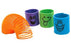 Kids Love Stickers - 50 per Unit Spring Coil Happy Face Assorted Toy Chest 1.5 Inch - 5699