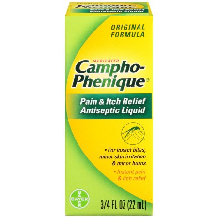 Campho-Phenique - Cold Sore Pain Relief 10.8% - 4.7% Strength Camphor / Phenol Liquid 0.75 oz. - 69536010875