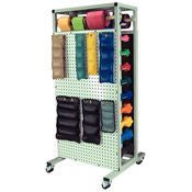 Patterson Medical Supply Storage Rack 24 X 24 X 53 Inch, With Cuff Weight & Dumbbell - 5161