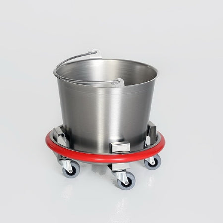 Mid Central Medical - Kick Bucket 12 Quart Silver - AM-MCM540