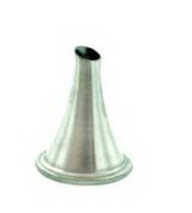 BR Surgical - Ear Speculum Tip Oval, Regular End Stainless Steel 8 mm Reusable - BR44-01970