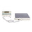 Health O Meter - Floor Scale Digital LCD Display 400 lbs./ 180 kg Capacity White AC Adapter / Battery Operated - 349KLXAD