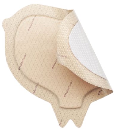 Mepilex Border - Foam Dressing 9-1/5 X 9-1/5 Inch Sacral Adhesive with Border Sterile - 282455