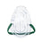 Tri-Anim Health Services Oxygen Mask with CO2 Monitoring Nasal / Oral Style Adult User One Size Fits Most Adjustable Elastic Head Strap - 301-0318LT