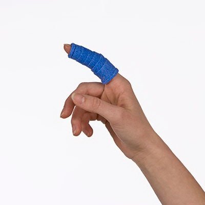 Orficast Tape - Unpadded Splint Roll 2 Inch X 9 Foot Cotton / Thermoplastic Blue - 24-5601-1