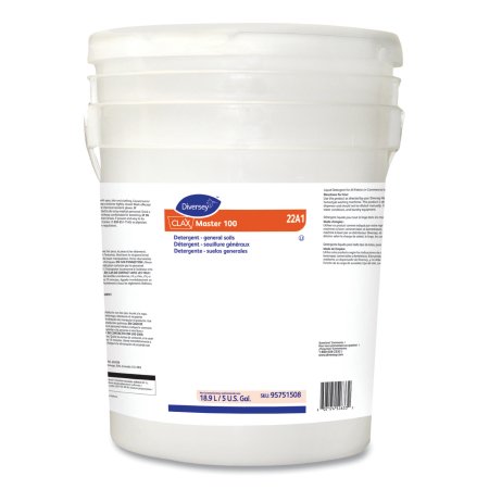 Diversey Clax Master 100 - Laundry Detergent 5 gal. Pail Liquid Unscented - DVS95751508