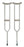 McKesson - Underarm Crutches Steel Frame Adult 500 lbs. Weight Capacity Push Button / Wing Nut Adjustment - 146-10406