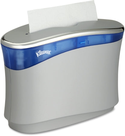 Kleenex Reveal - Paper Towel Dispenser Gray ABS Plastic Manual Pull 150 Count Countertop - 51904