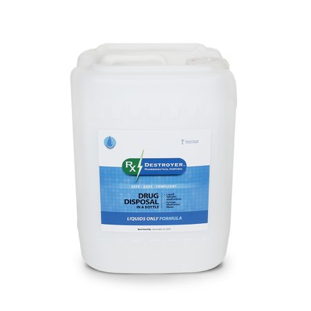 Rx Destroyer Liquid - Drug Disposal System 14 lbs. Carton Weight - RX5LIQ