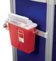 Solaire Medical CONTAINER, SHARPS W/RAIL 5QT F/7600 SUTURE CART - 76-SC
