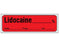 Shamrock Scientific Shamrock Pre-Printed Label Anesthesia Label LIDOCAINE _____ % / Date _____ Time _____ Int. _____ Red 1/2 X 500 Inch - SA-36-DTI-PRE