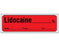 Shamrock - Drug Label Anesthesia Label LIDOCAINE _____ % / Date _____ Time _____ Int. _____ Red 1/2 X 1 Inch - SA-36-DTI-PRE