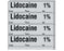 Shamrock Scientific Shamrock Pre-Printed Label Anesthesia Label Lidocaine 1% / Date _____ Time _____:_____ Int. _____ Gray 1/2 X 2 Inch - SA-3003-DTI-PK