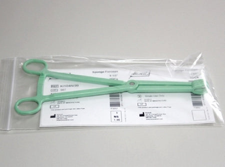 Bioseal Sponge Forceps 9-1/2 Inch Plastic Locking Handle - KI104N/20
